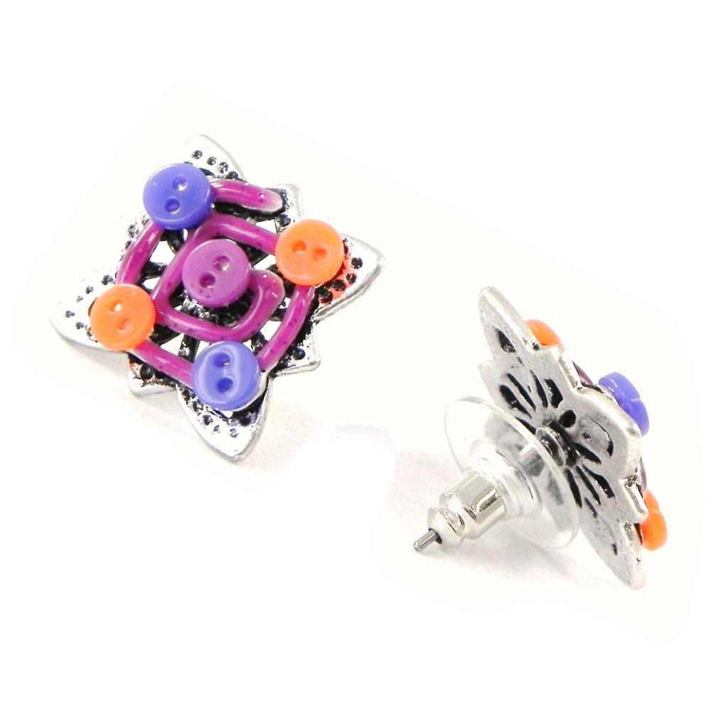 NOA [H8802] - Boucles créateur 'Babouchka' multicolore