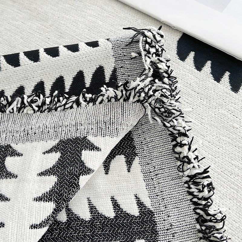 Wenxu Chenille Sofa Cover New Cushion Cover Blanket Four Seasons Anti-Cat Scratch All-Inclusive Universal Cover