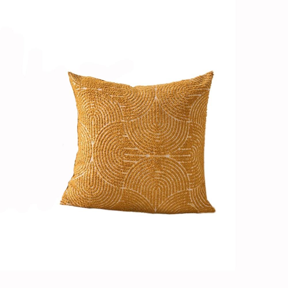 

45CM Throw Pillowcover Square Cushion Cover Soft Plush Pillowcase Sofa/Bed жёлтый