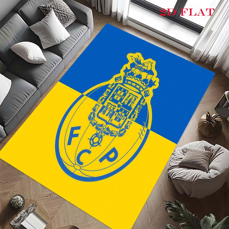 Porto Club Carpet Rug for Living Room Bedroom Home Sofa Decoration,Kids Play Nonslip Floor Mat