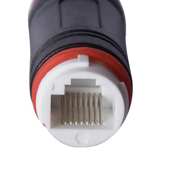 Ağ Bağlantısı Altın Kaplama Tak Çalıştır Su Geçirmez Dişi-Dişi RJ45 LAN Ayırıcı Adaptörü Dış Mekan İçin