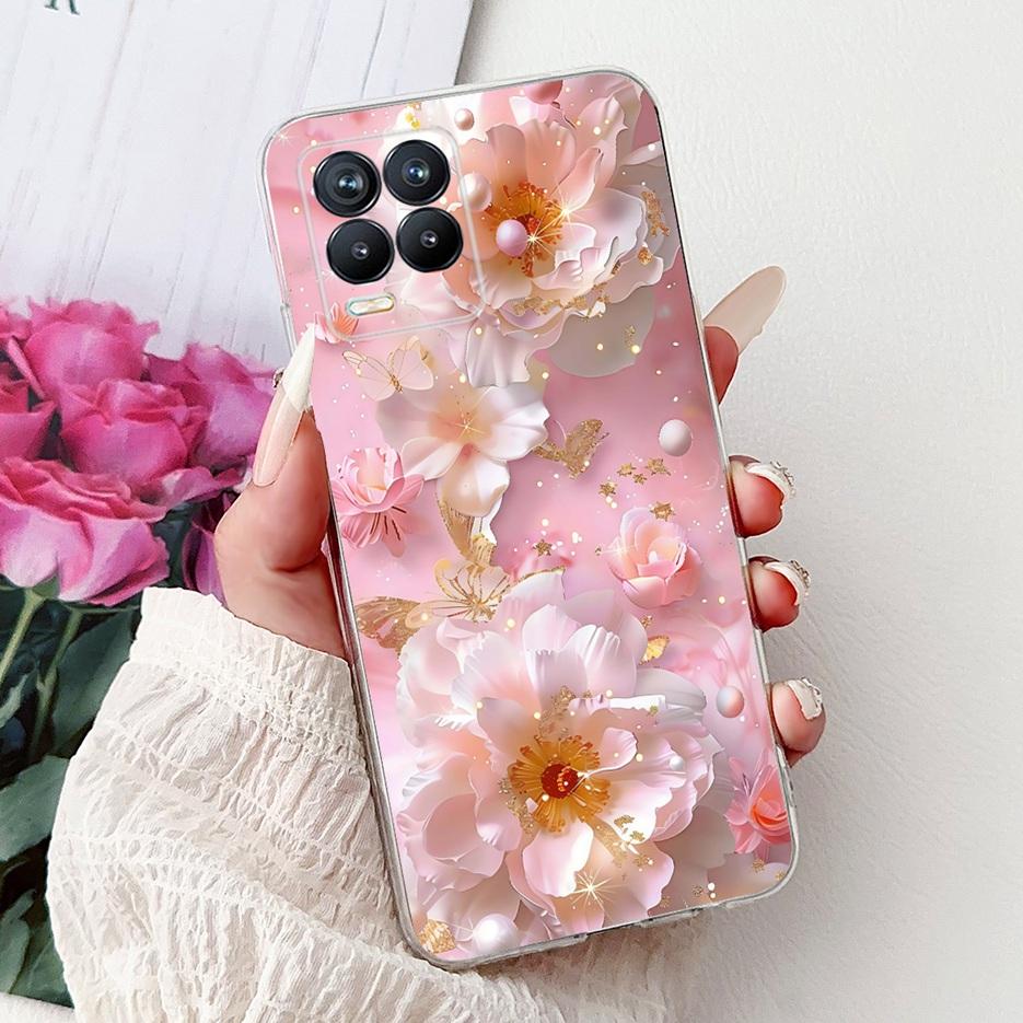 For Realme 8 4G Case Realme8 Pro RMX3081 Popular Fashion Painted Cover Soft Slim Phone Case For Realme 8 Pro Realme8 8i 4G Shell