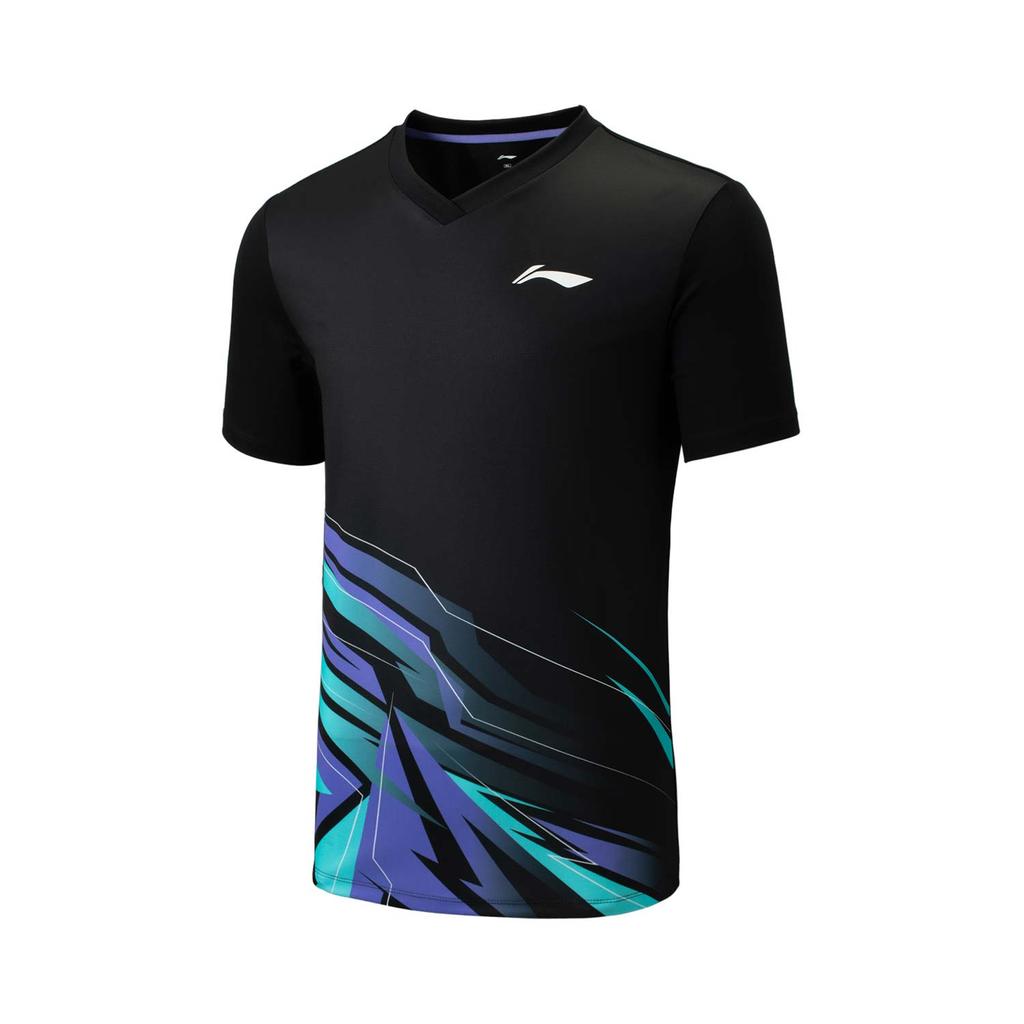 Li Ning Badminton Kollektion Freizeit Sportbekleidung Unisex Schwarz AATV013-1