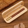 Single Double Handmade Fountain Pen Gift Box Wooden Pen Case Ballpoint Collection Box for Business School Supplies Stationery