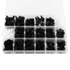 415 Pcs 18 Sizes Plastic Car SUV Trim Clips Retainer Panel Bumper Fastener With Contain Box