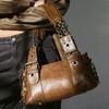 Fashion Rivets Women's Armpit bag PU leather Female Shoulder Bag ladies Hand bag Sac A Main handbag bolsa feminina totes