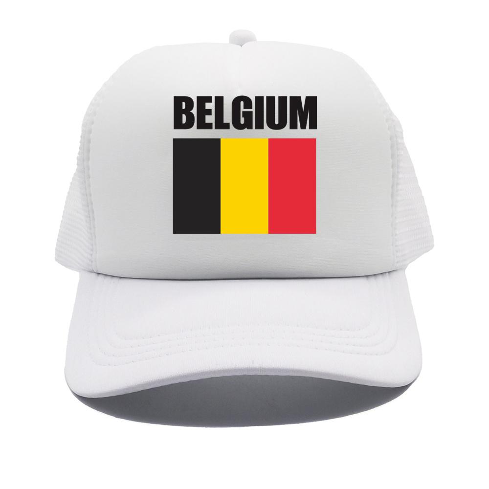 Belgium Flag Trucker Hat Summer Women Unisex Cool Hat Country Fans Baseball Cap Unisex Outdoor Mesh Net Snapback Caps