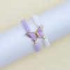 Fashion European American Style Butterfly Enamel Jewelry Four Piece Set For Women