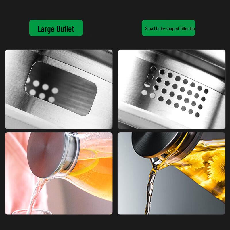 High-Temperature Resistant Glass Water Pitcher