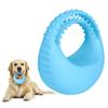 Interactive Dog Ball Rubber Circle Medium Dogs Large Cats Increase IQ Cleaning Tool Bite Resistant