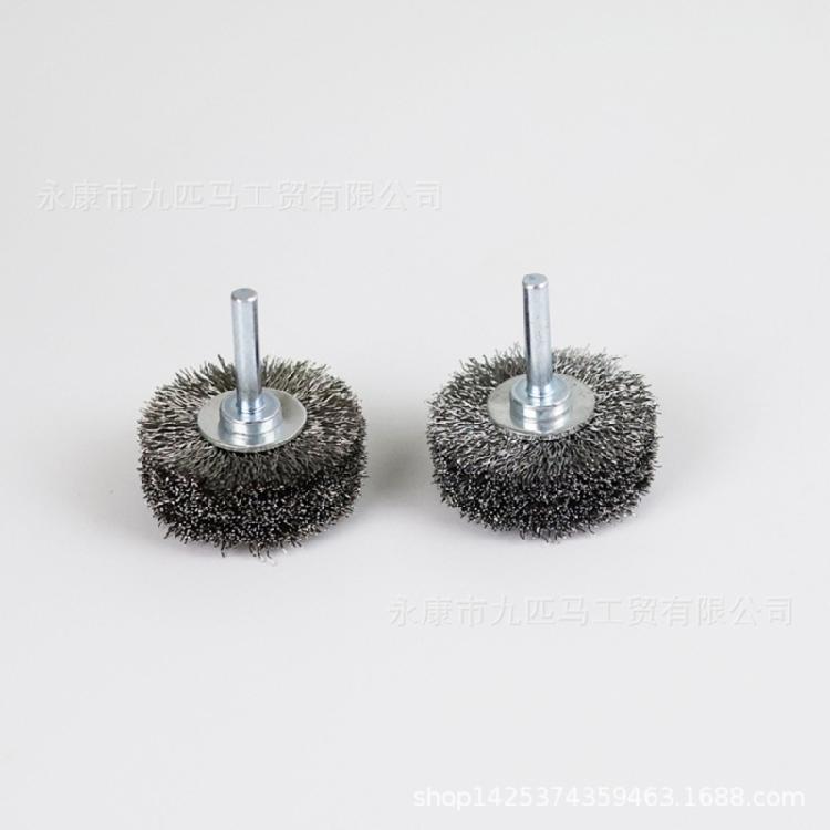 50mm Industrial Stainless Steel Wire Wheel 20mm Thick Paint Stripping Brush Tool for Metal Surfaces and DIY Projects