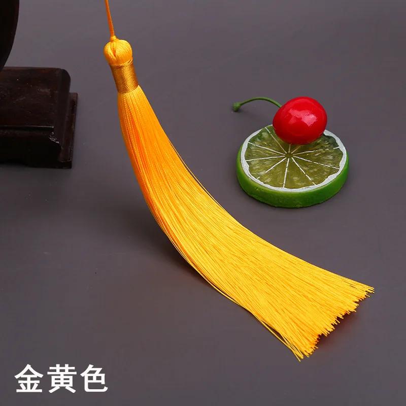 17CM Long Tassel Spike Chinese Clothing DIY Accessories Musical Instrument Pendant Ice Silk Vertical Spike Tassels for Crafts