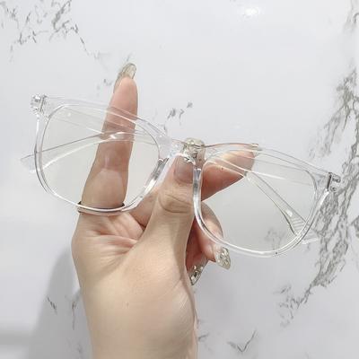 Transparente Computerbrille Damen Herren Anti Blaulicht quadratische Brille Blockierende Brille Optische Brille rund
