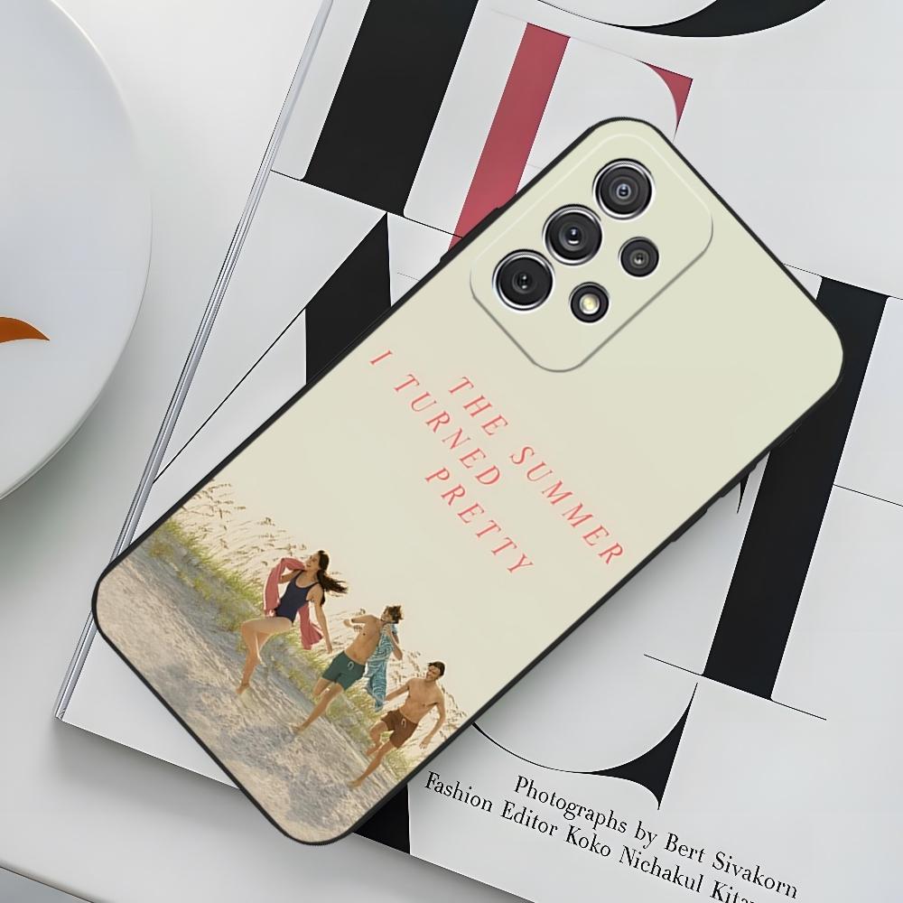 The Summer I Turned Pretty Phone Case for Sumsung Galaxy S24 S23 S22 S21 S20 A24 A34 N20 M54 A54 A53 Fe Plus Ultra Black Soft Co