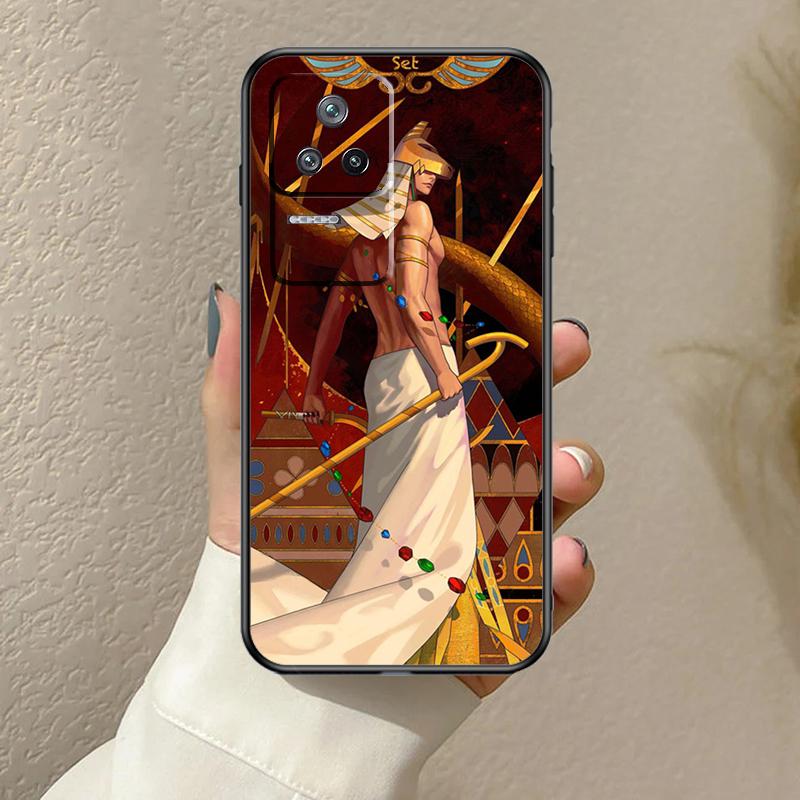 Egypt Nefertiti Anubis Ankh Case For Xiaomi 13T 14T 15T Pro 14 15 Ultra 17 Pro Max POCO F8 F7 F5 F6 X3 X5 X6 X7 Pro Cover