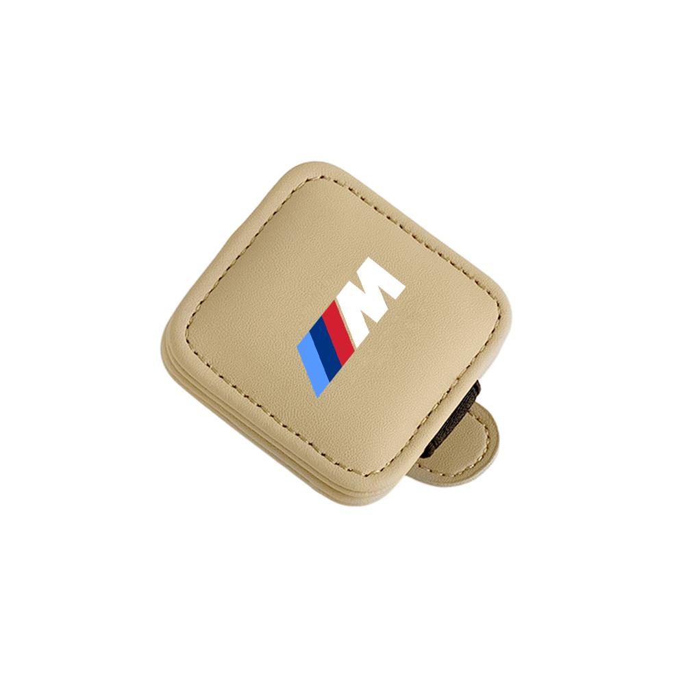 1Pcs Leather Glasses Clips Car Sun Visor Sunglasses Fixed Holder For BMW X1 X2 X3 X5 X4 X6 X7 G30 G20 G32 G11 G12 F40 F30 F20