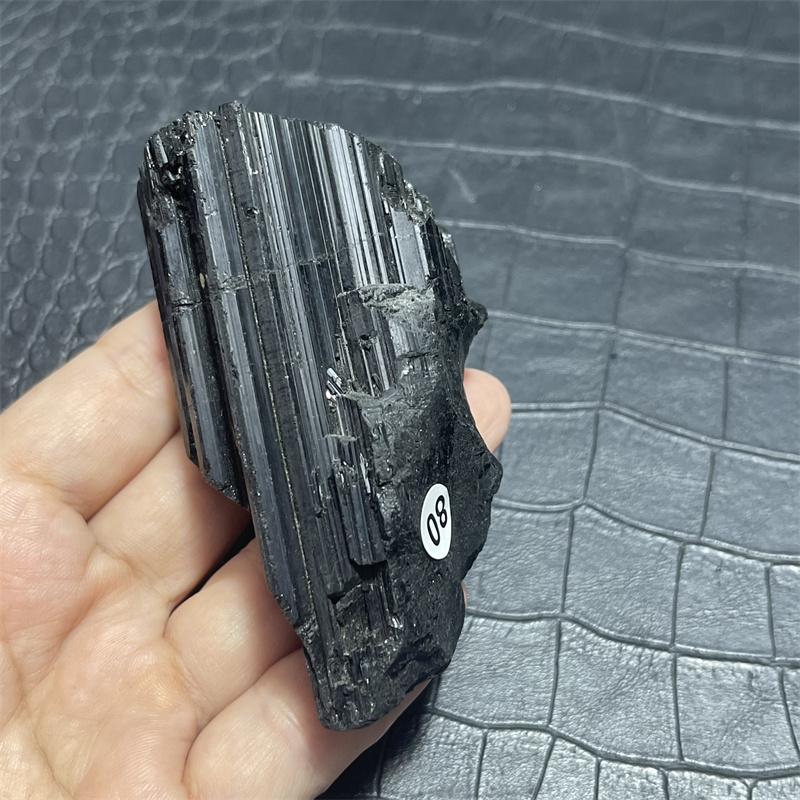 Natural Raw Stone Black Tourmaline With Clear Quartz Mineral Specimen Quartz Crystal Healing Teaching Collection Home Decor Gift