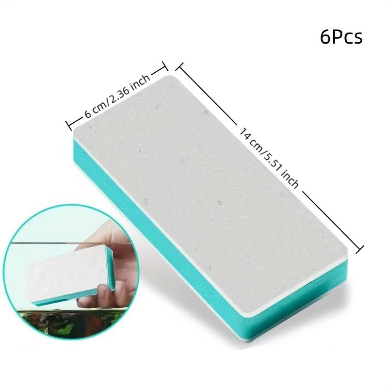 6Pcs Cleaning Tool Glass Scale Magic Scrubber Cleaning Brush Home Bathroom Mirror Shower Tile Strong Scale Removal Water Brush