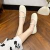 Spring and Autumn Flat Bottom Low Heel Shallow Mouth Doudou Shoes Women's Fashion Casual Soft Sole Women's Single Shoes