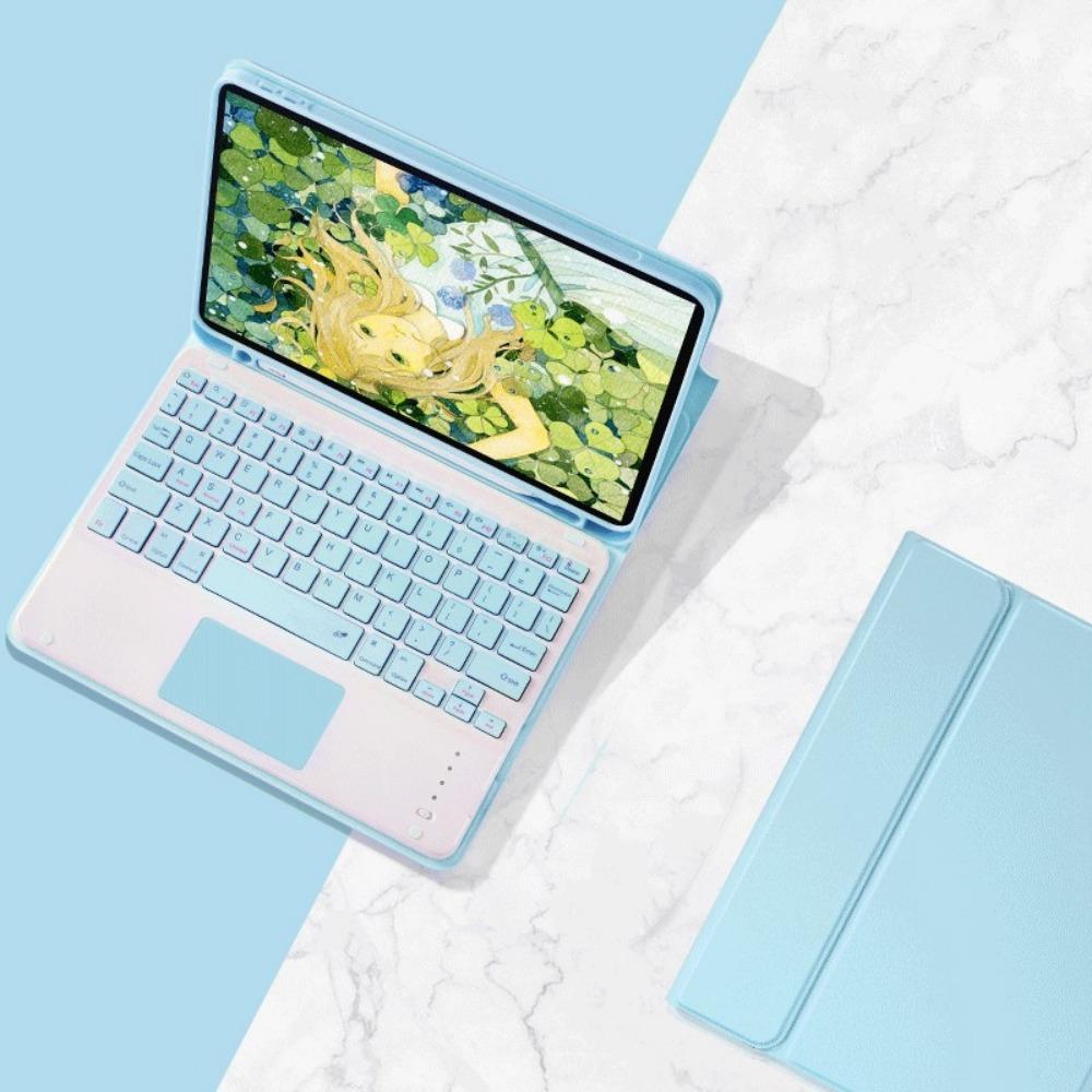 Tastatură Bluetooth pentru iPad 10.2 Ultra Thin Wireless Air45 cu husă de protecție 10s