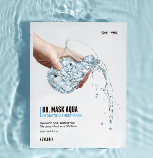 

Rovectin Dr.Mask Cica, Aqua, Маски для пор 25 мл х 5 шт., Питательные, Увлажняющие, Корейская косметика, K-beauty Aqua