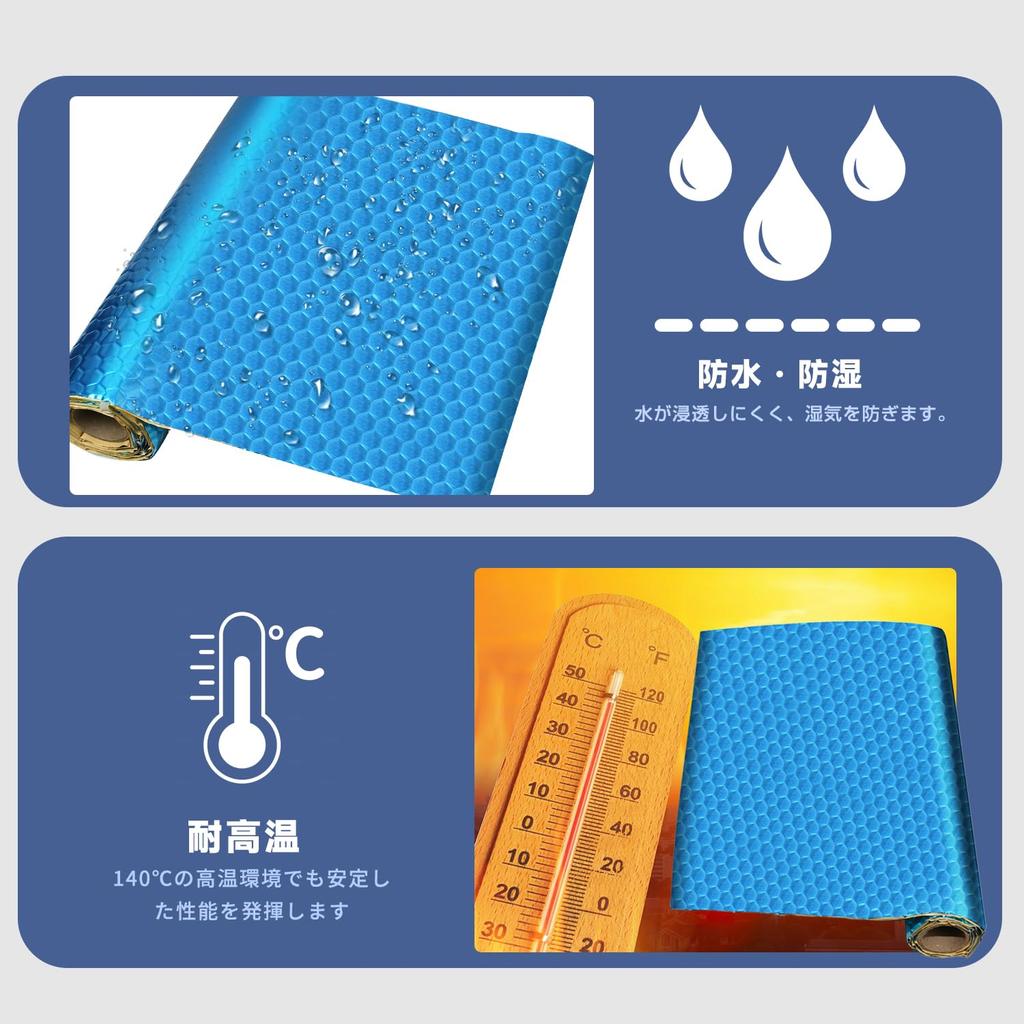 Seiyishi Car Sound Deadening Sound Absorbing 2mm 46cm Sound Cuttable with Easy Car Accessories Sheet, Sheet, Vibration-Dampening Sheet, Aluminum,