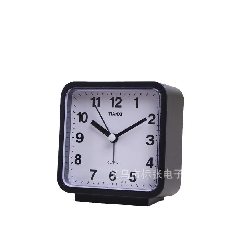 Creative and Fashionable Student-specific Alarm Clock Square Desktop Clock Home Decoration Children's Early Education Learning Hour Clock