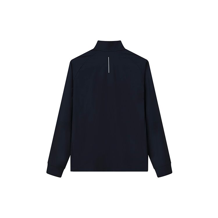 Fila Athletics Solid Logo Sports Knit Long Sleeve Jacket Men jackets Royal-Blue A11M221501FNV