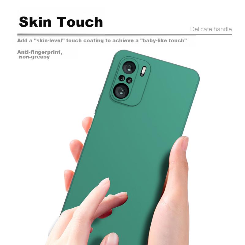 HotFire Phone Case for Xiaomi Redmi K40, Protective Cover for Xiaomi Redmi K40/Pro/K40Pro+, Upgraded Lens Anti-Drop Matte Soft Silicone Case And Wome