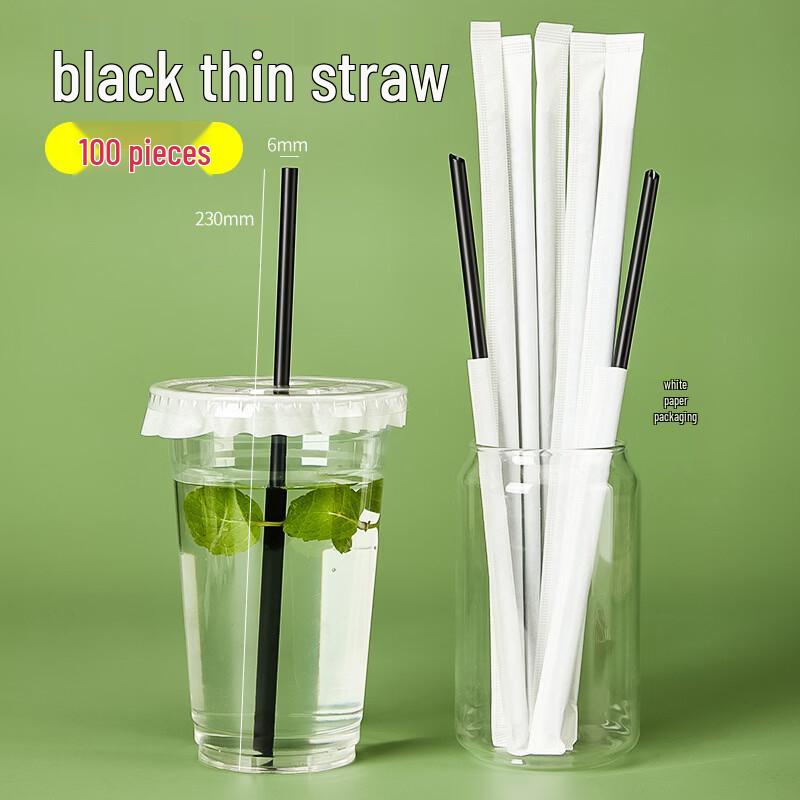 Individually Wrapped Disposable Coffee Straws