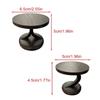 Miniature Round End Table 1/12 Scale for Dollhouses Living Room and Dining Room Furniture Display Accessories Room Decors