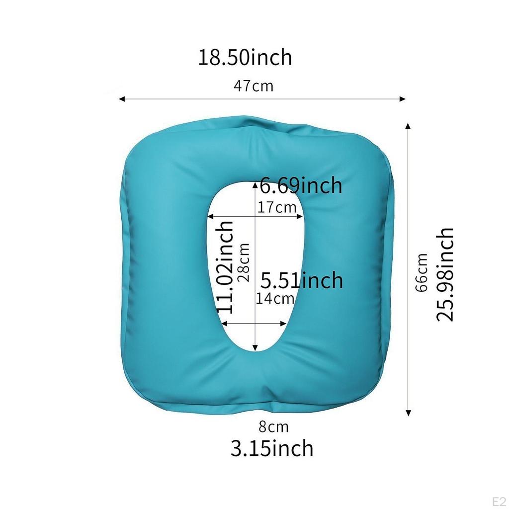 Poduszka na toaletę nocną, podwyższona, miękka, gruba, nakładka na siedzisko