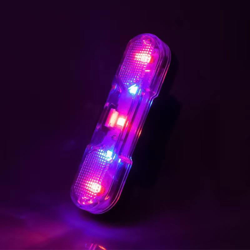 Lampă LED Impermeabilă pentru Bicicletă Reîncărcabilă prin USB Lampă de Siguranță Avertizor Spate Bicicletă Lampă Bicicletă Accesorii Bicicletă