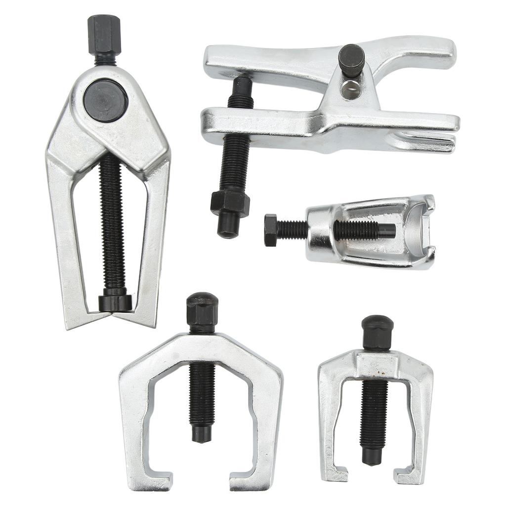 5 Pcs Ball Joint Separator Alloy Steel Tie Rod End Splitter Removal Puller Tool Set with Storage Box for Trucks