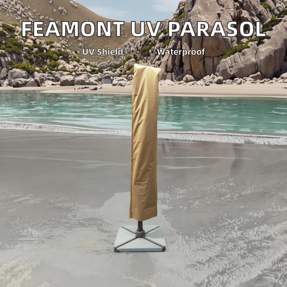 Outdoor Waterproof UV Protection Sunshade Oxford Cloth Parasol Rain Cover for Adults Beach Umbrella for Patios & Beaches