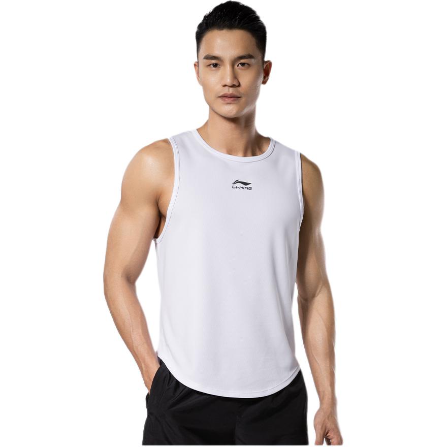 Li Ning Tank Top Men's Refreshing White AVST117-1