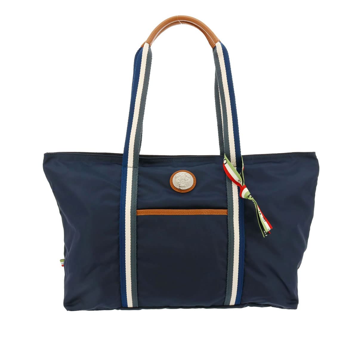 

Сумка Tote Bag Made in Italy 550301 Сумка на плече великої місткості з італійської шкіри [Orobianco] Чоловіча [08] BLUE-SCURO синій