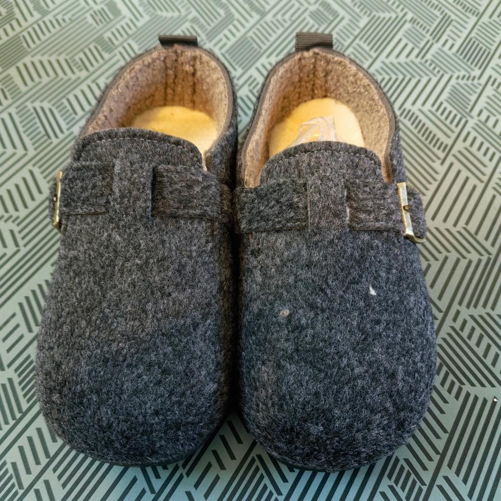 Retro gray Boken shoes women's shoes autumn and winter new velvet lazy low-top shoes cotton shoes