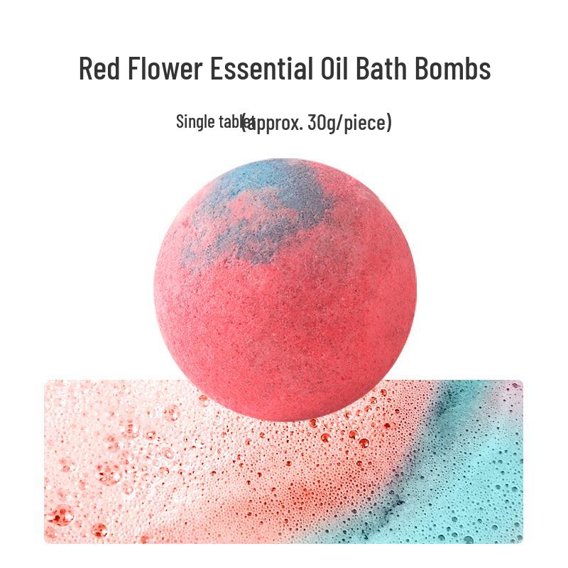 Bombe da Bagno Erboristiche di Assenzio e Zenzero - Pediluvio a Rapido Scioglimento con Rosa & Oli Essenziali