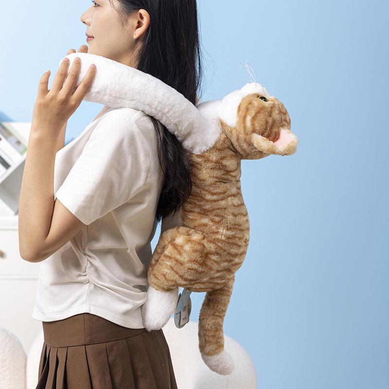 Touchably And Lifelike Soft Plush Cat Figure In Various Colors Ideal For Ages All