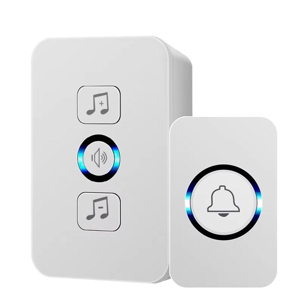 300M Range Wireless Doorbell 60 Chimes Welcome Doorbell Adjustable Volume Smart Doorbell  Apartment
