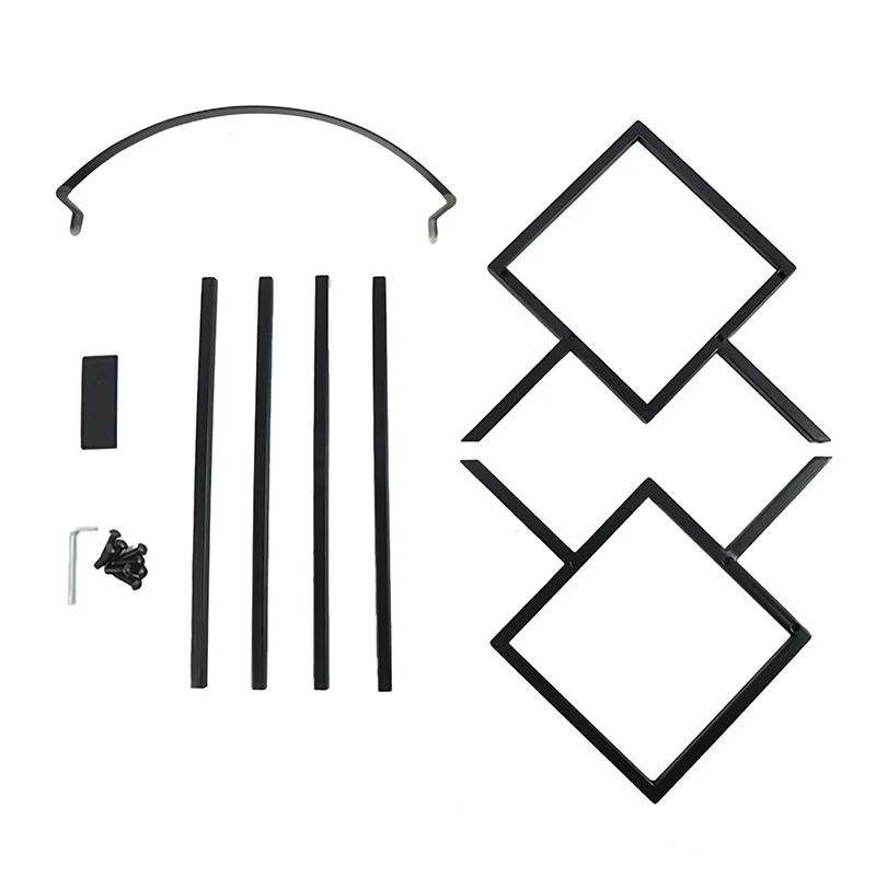 

Металлический держатель виниловых пластинок Черный металлический держатель виниловых пластинок Стойка для хранения CD-пластинок Стойка для хранения виниловых пластинок чёрный