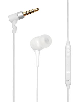 YAJOJO Single Earphone, Wired, 3.5mm Jack, Mono, Inner-Ear, Stereo, with Microphone, for Left or Right Ear, Compatible with iPod, iPad, Android,