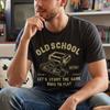 Retro Old School Gaming T-Shirt, 8-Bit Console Controller Graphic Tee