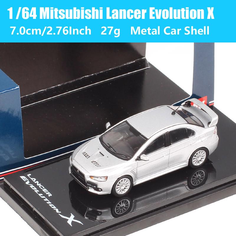 Hobby Japan 1/64 Scale Mitsubishi Lancer GSR RS Evolution EVO IX VII IV VIII Ralliart Rally Car Model Diecasts Toy Vehicles HJ64