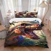 3pcs Bedding Set Dino Jungle Includes 1 Comforter + 2 Pillowcases, Without Pillow Inserts, Soft Comfortable, Lightweight Breathable070