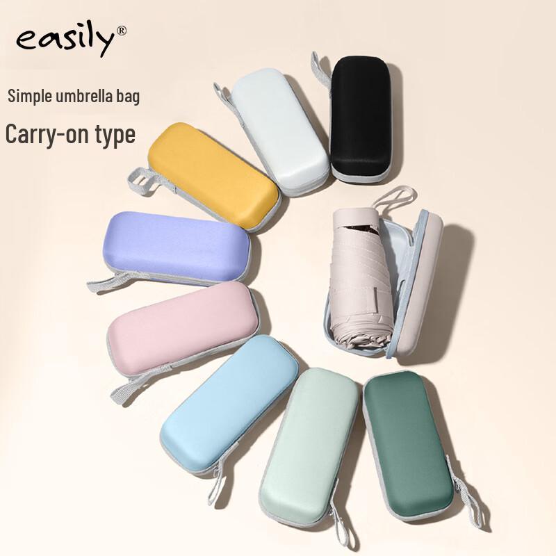 Easily Portable Six-Fold UV Protection Capsule Umbrella