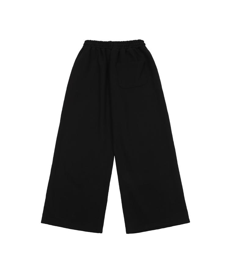 Eonibeu Destroyed Banding Sweat Pants Black