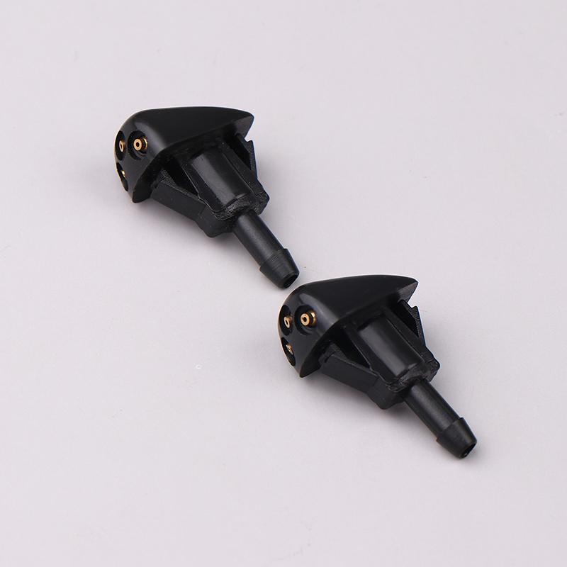 2Pcs 3Holes Car Windshield Wiper Washer Spray Nozzle Universal Car Windshield Washer Nozzles Wiper Water Spray Jet Auto Accessor