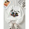 Kids Sweatshirt,Crew Neck Fashion Sweatshirt for Halloween Featuring Skeletons And Bats, a Stylish Autumn And Winter Top